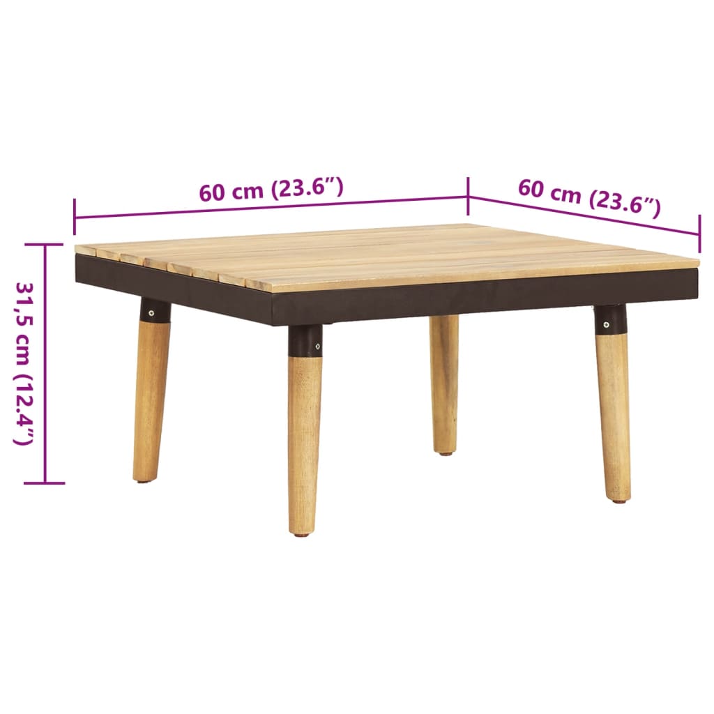 8Dílná Zahradní Sedací Souprava S Poduškami Masivní Akácie