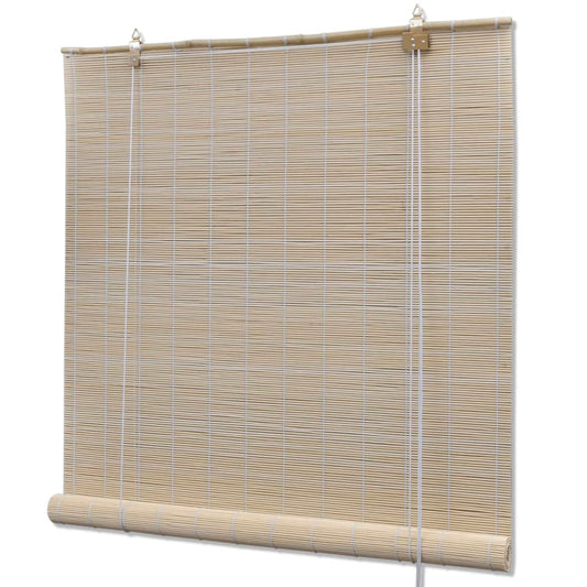 Zatemňovací Rolety Z Přírodního Bambusu 4 Ks 120 X 160 Cm