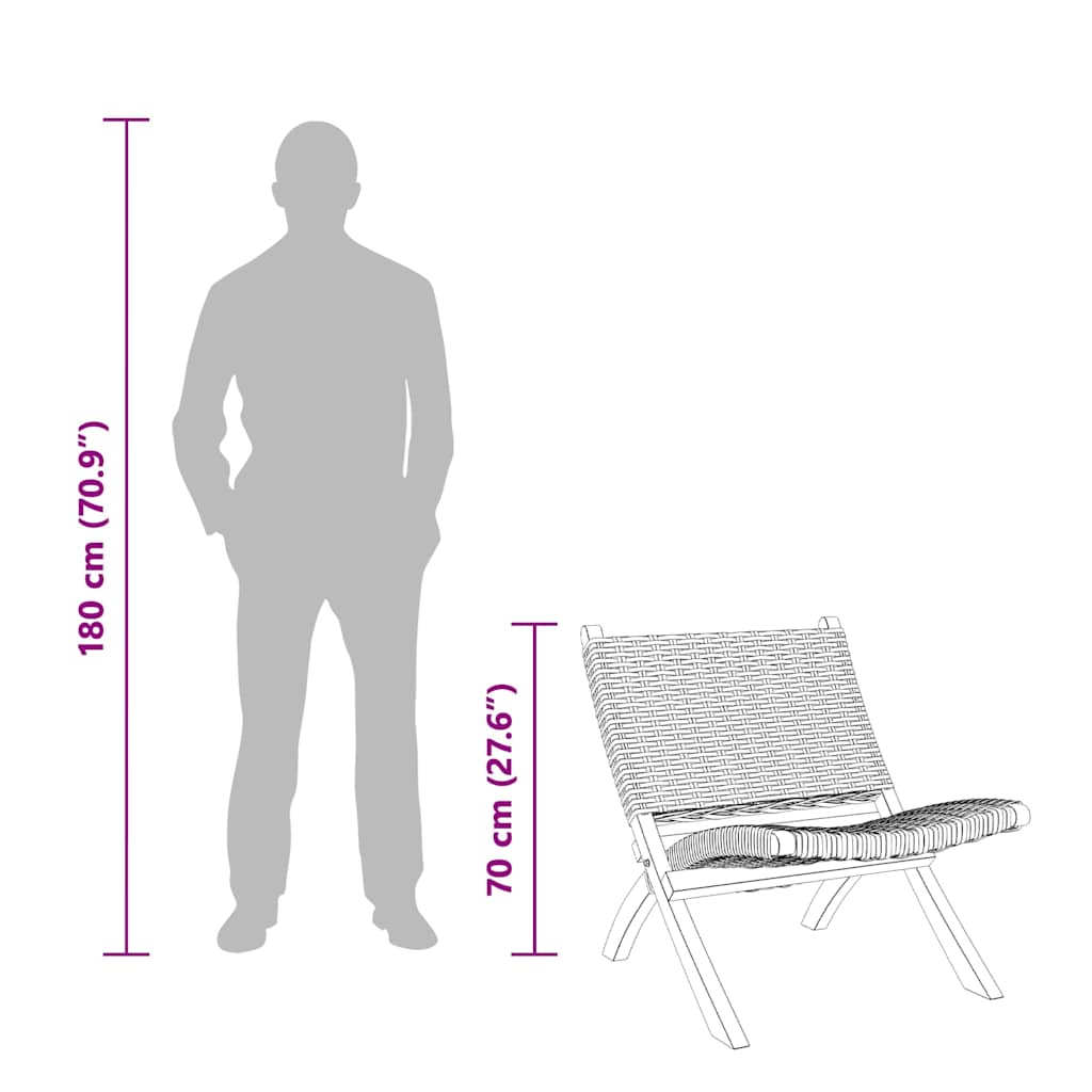 Relaxační Křeslo Přírodní Ratan Kubu A Masivní Mahagon