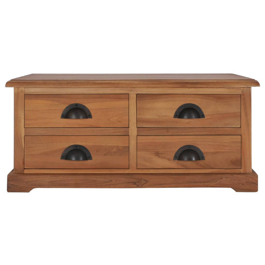 Konferenční Stolek 68 X 68 X 30 Cm Masivní Teakové Dřevo