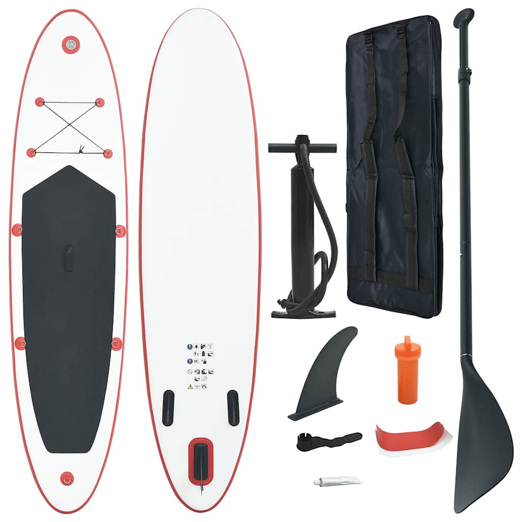 Nafukovací Sup Paddleboard Černo-Bílý