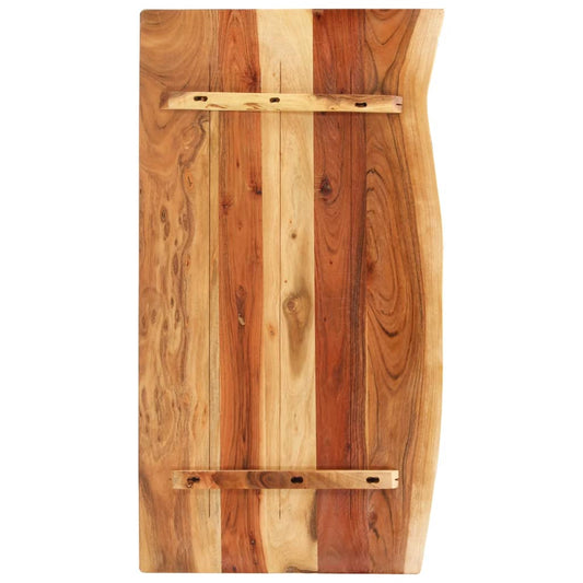 Krycí Deska Pro Toaletní Skříňku Masivní Akácie 100X52X2,5 Cm
