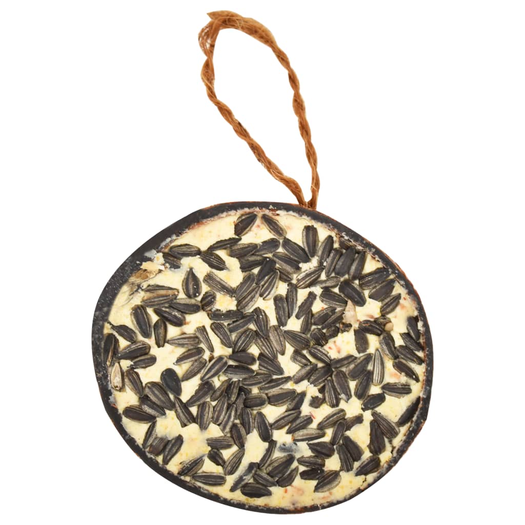 Kokosové Půlky Plněné Krmivem Pro Ptáky 10 Ks 290 G