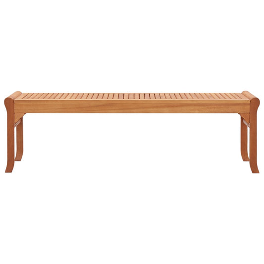 3Místná Zahradní Lavice 150 Cm Masivní Eukalyptové Dřevo