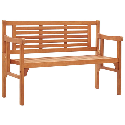Skládací Zahradní Lavice 120 Cm Masivní Eukalyptus