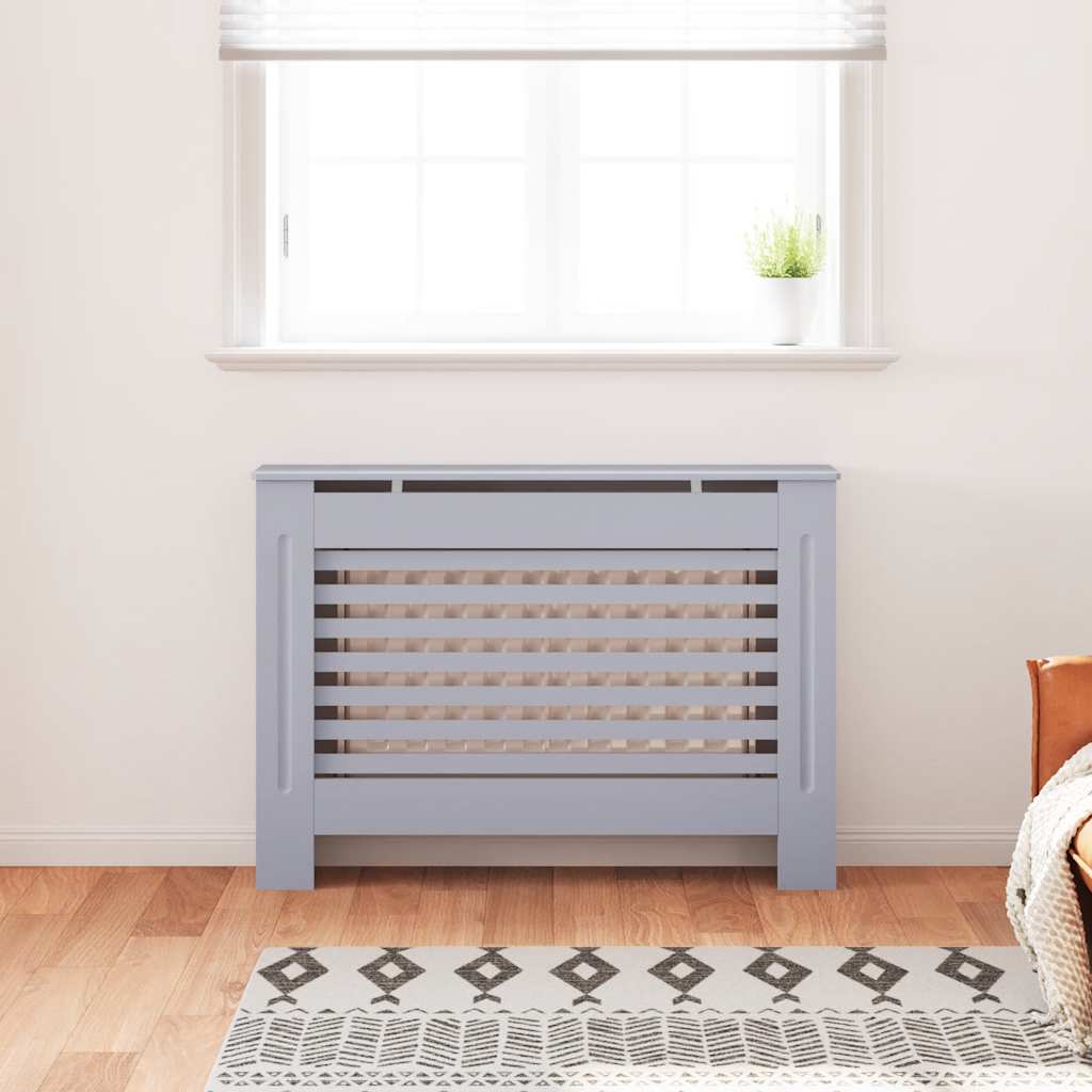Kryt Na Radiátor Antracitový 112 X 19 X 81,5 Cm Mdf