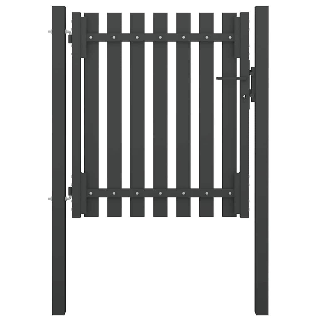 Zahradní Plotová Branka Ocelová Antracitová