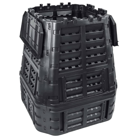 Zahradní Kompostér Černý 93,3 X 93,3 X 113 Cm