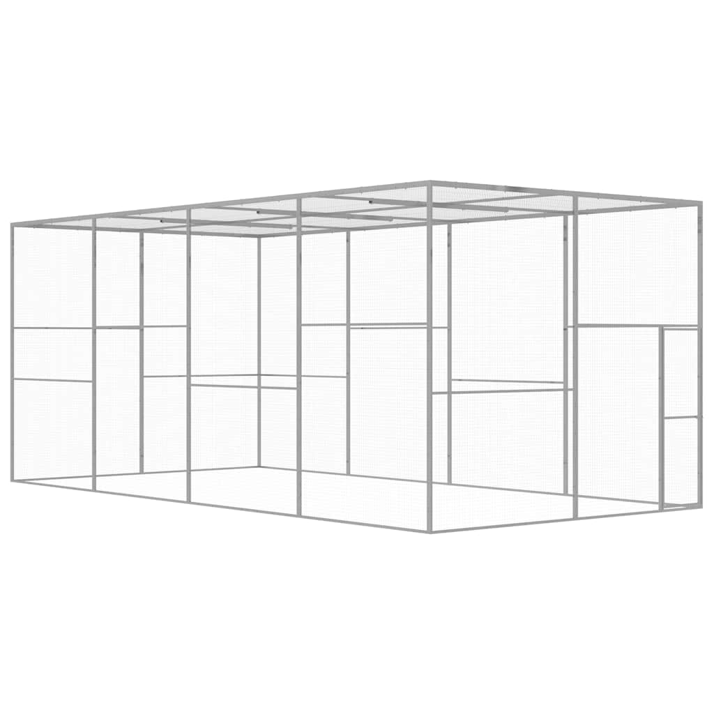 Klec Pro Kočky 6 X 1,5 X 1,5 M Pozinkovaná Ocel