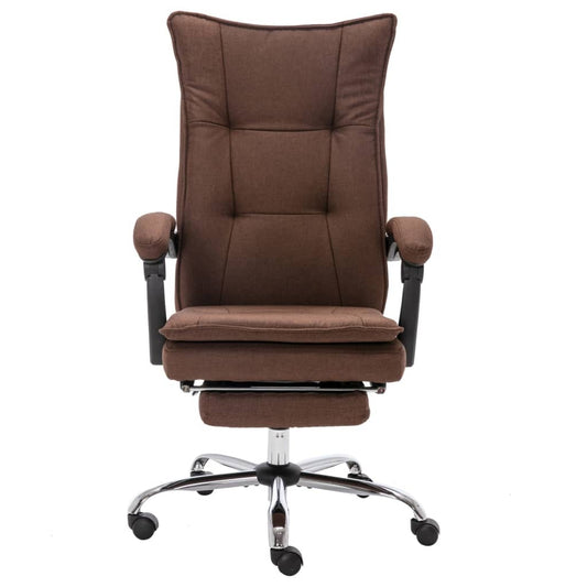 Kancelářská Židle Hnědá Textil