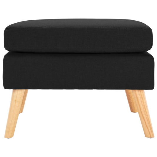 Podnožka Černá Textil