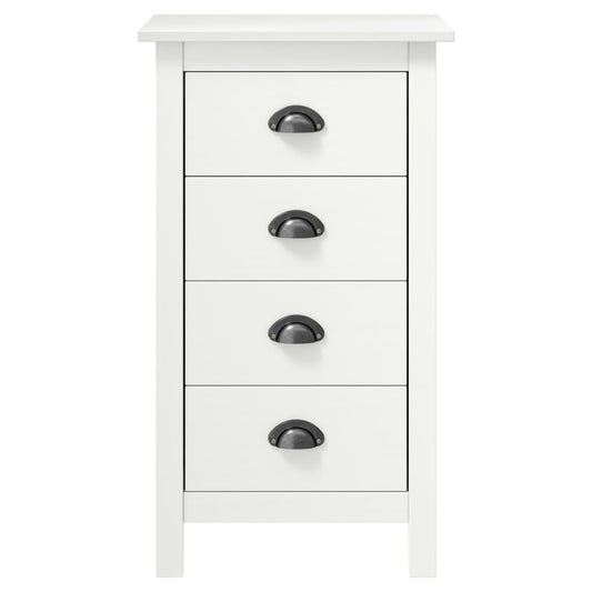 Příborník Hill Bílý Masivní Borové Dřevo