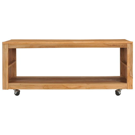 Konferenční Stolek 110 X 60 X 40 Cm Masivní Teakové Dřevo