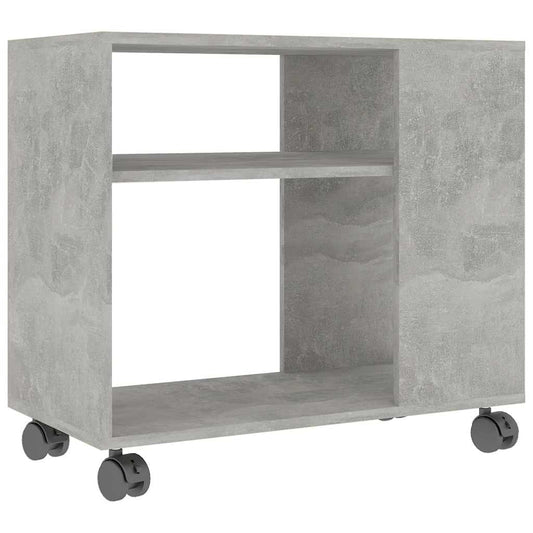 Odkládací Stolek Betonově Šedý 70X35X55 Cm Kompozitní Dřevo