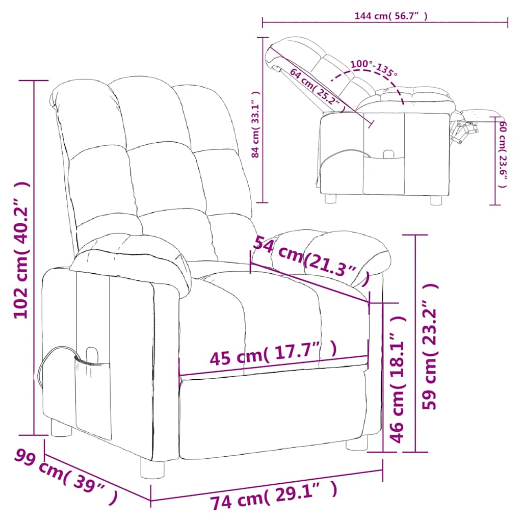 Masážní Křeslo Tmavě Zelené Textil