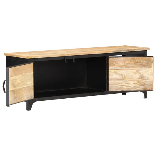 Tv Stolek 120 X 30 X 40 Cm Masivní Mangovníkové Dřevo