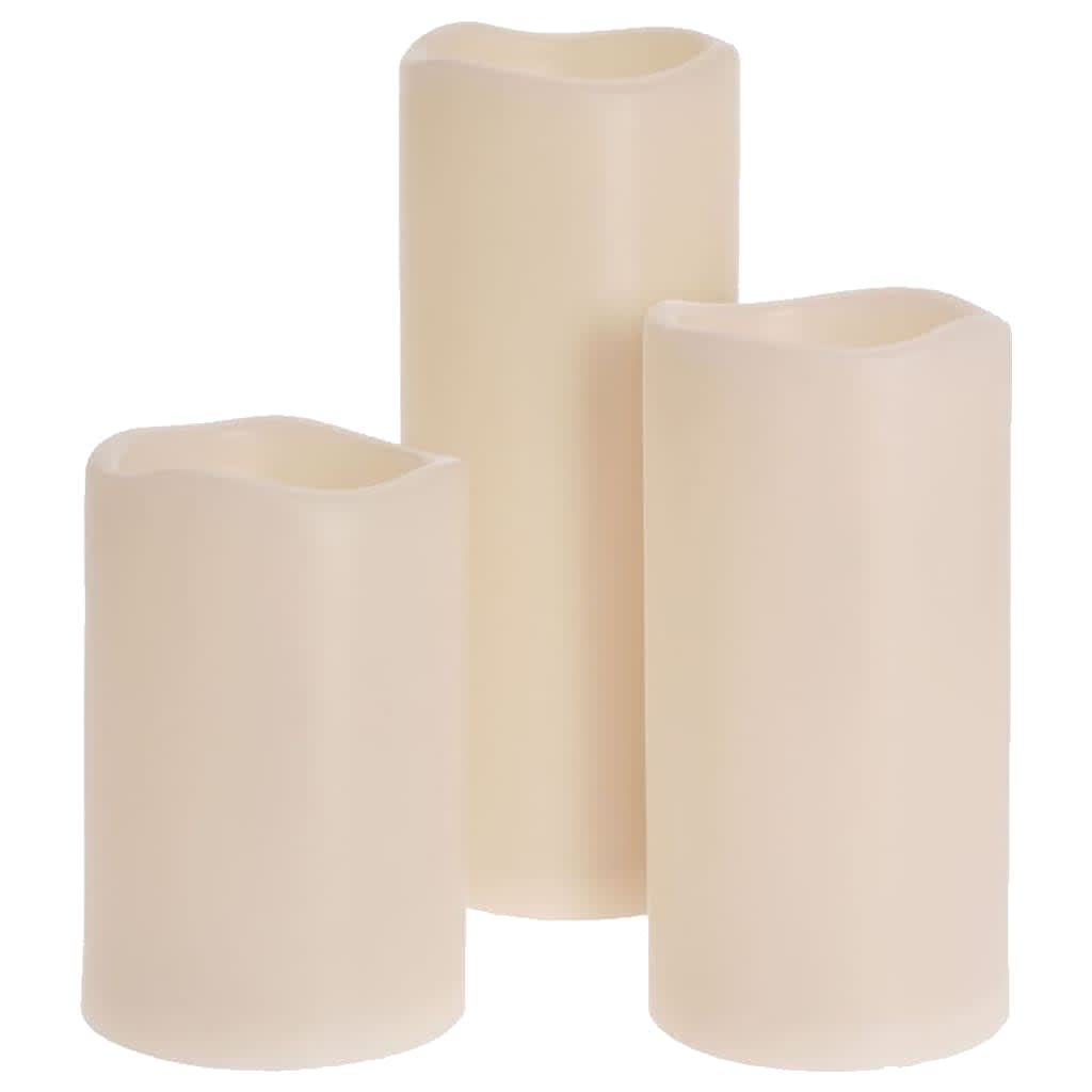 Ambiance 3Dílná Sada Led Svíček S Dálkovým Ovládáním