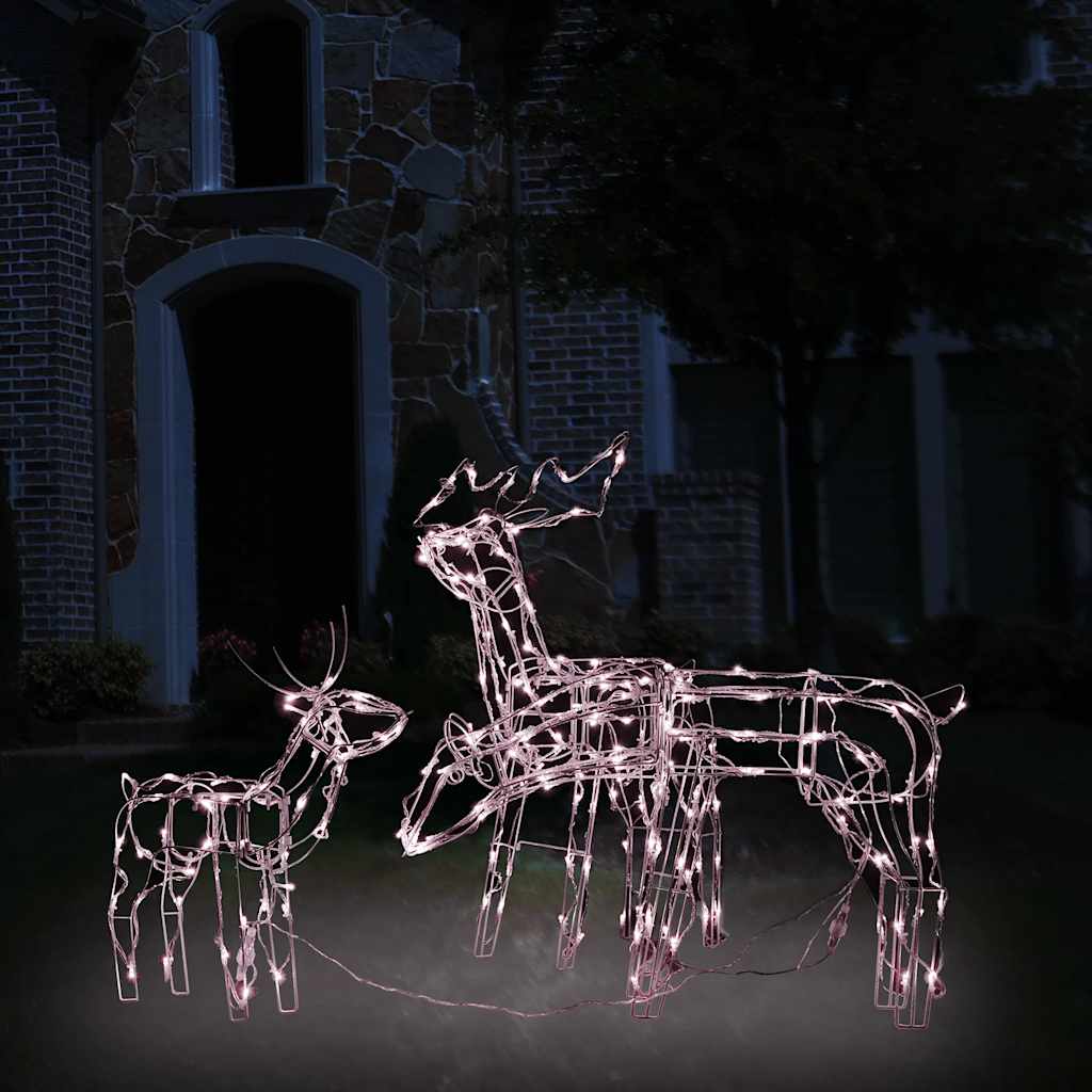 3Dílná Vánoční Světelná Dekorace Sobi 229 Led Diod