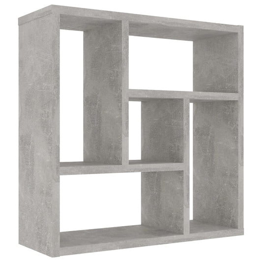 Nástěnná Police Betonově Šedá 45,1X16X45,1 Cm Kompozitní Dřevo