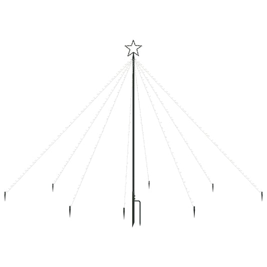 Led Vánoční Vodopád Světelný Strom Dovnitř I Ven 400 Led 2,5 M
