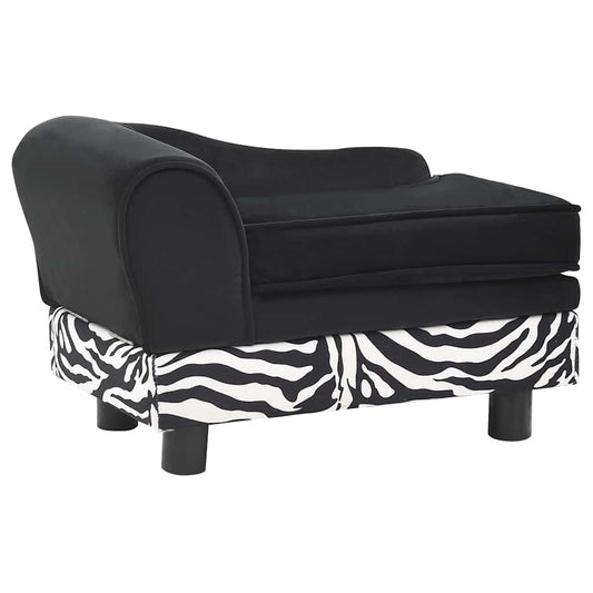 Pohovka Pro Psy Černá 57 X 34 X 36 Cm Plyš