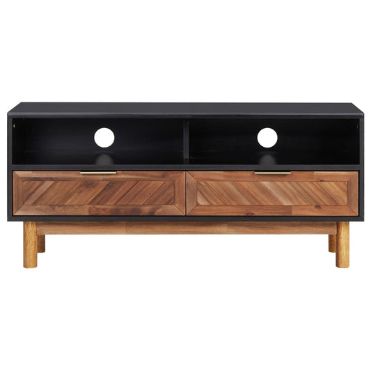 Tv Stolek 100 X 35 X 45 Cm Masivní Akáciové Dřevo A Mdf
