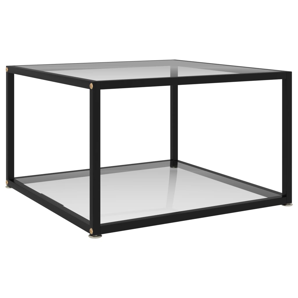 Konferenční Stolek Bílý Tvrzené Sklo