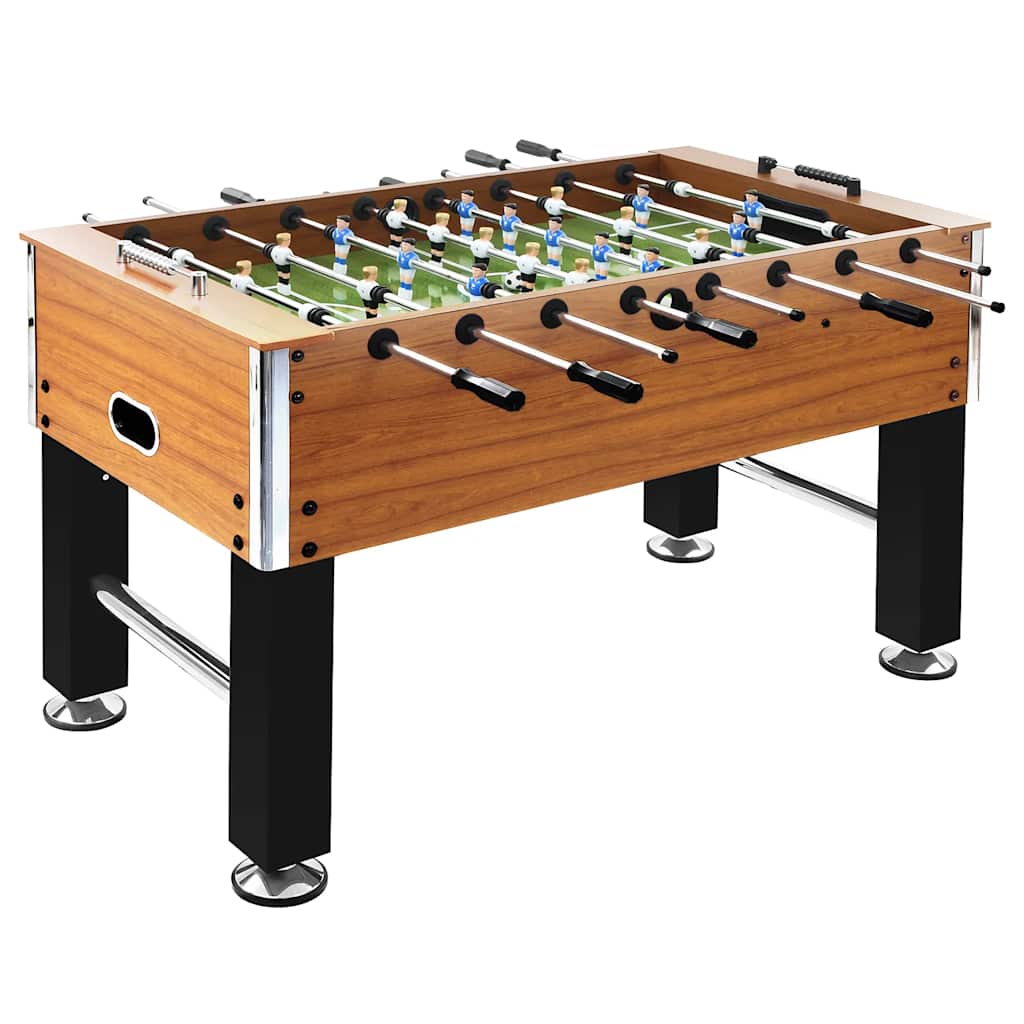 Stolní Fotbal Ocel 60 Kg 140X74,5X87,5 Cm Hnědý