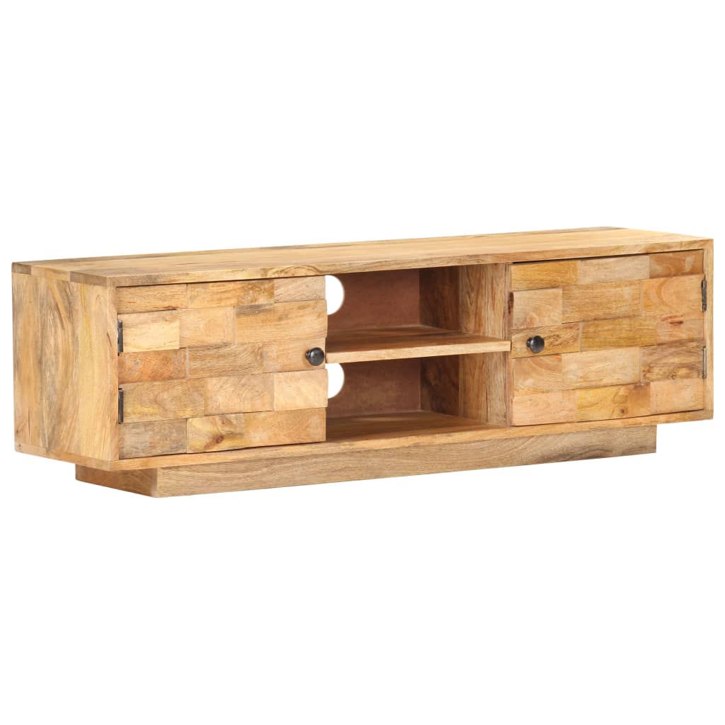 Tv Stolek 116 X 30 X 35 Cm Masivní Mangovníkové Dřevo
