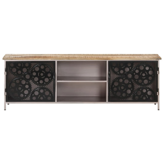 Tv Stolek 120 X 30 X 40 Cm Hrubé Mangovníkové Dřevo