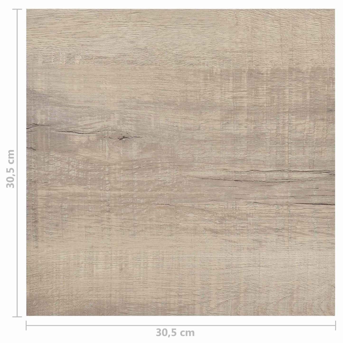 Podlahová Prkna 55 Pcs Taupe 5,11 M² Pvc