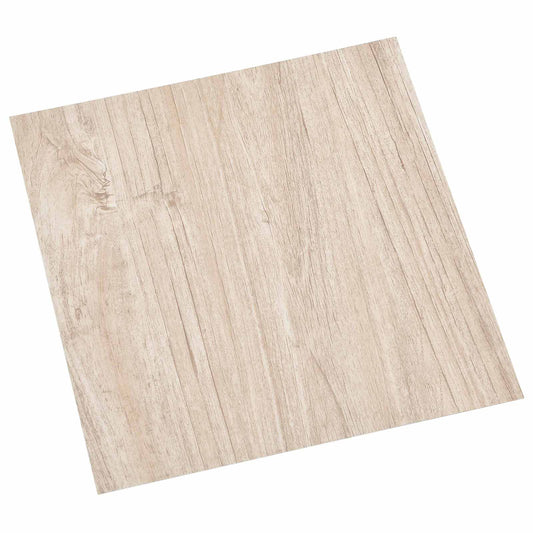 Podlahová Prkna 5,11 M² 55 Pcs Pvc Bílá A Dřevěná Barva