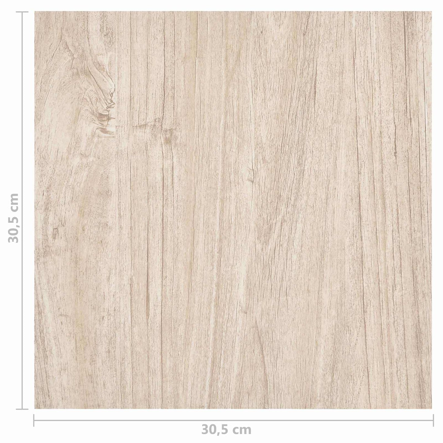 Podlahová Prkna 5,11 M² 55 Pcs Pvc Bílá A Dřevěná Barva