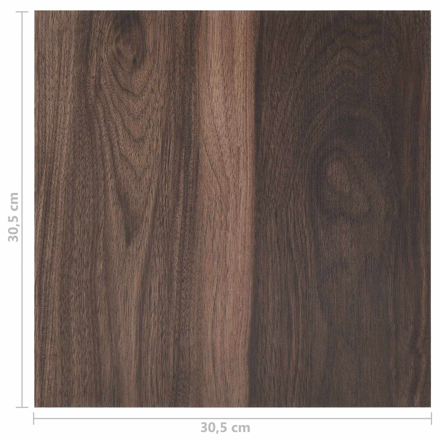 Podlahová Prkna 55 Pcs Tmavě Hnědá 5,11 M² Pvc
