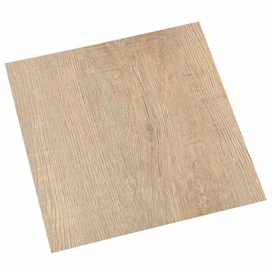 Podlahová Prkna 5,11 M² 55 Pcs Pvc Světle Šedá, Tmavě Hnědá