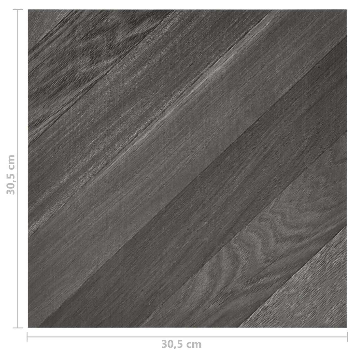 Podlahová Prkna 55 Pcs Šedý 5,11 M² Pvc
