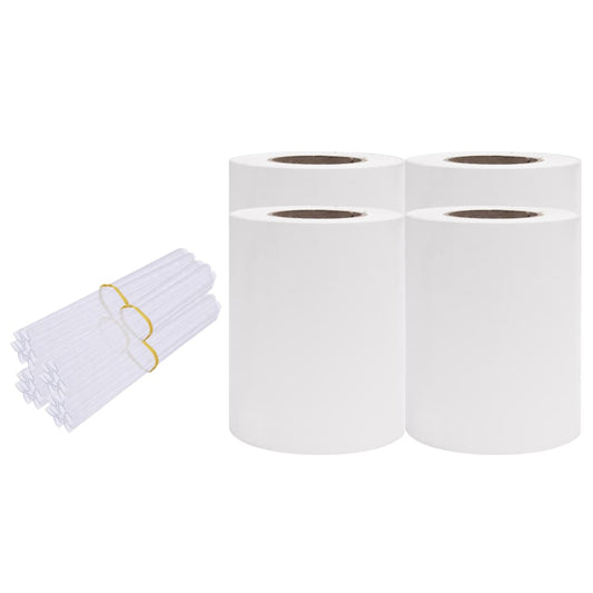 Stínící Plotové Fólie 4 Ks Pvc 35 X 0,19 M Bílé