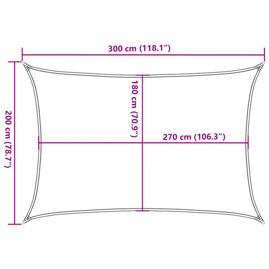 Stínící Plachta 160 G/M² Červená Hdpe