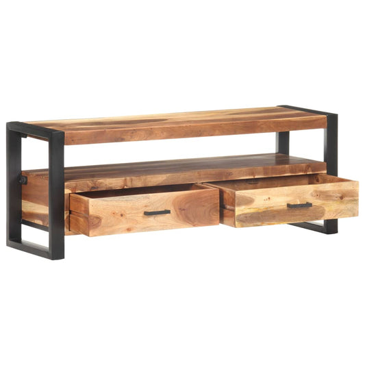 Tv Stolek 120X35X45 Cm Masiv S Medovou Povrchovou Úpravou