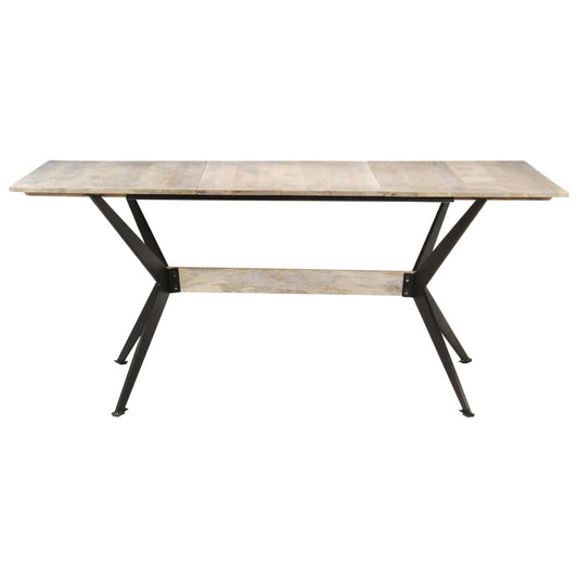Jídelní Stůl 180 X 90 X 76 Cm Masivní Mangovníkové Dřevo