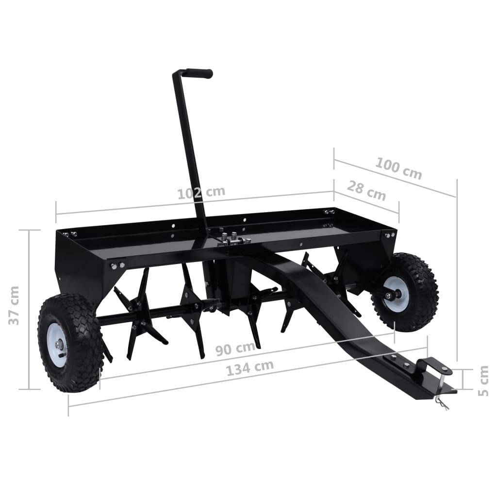 Provzdušňovač Trávníku Za Zahradní Traktůrek 102 Cm