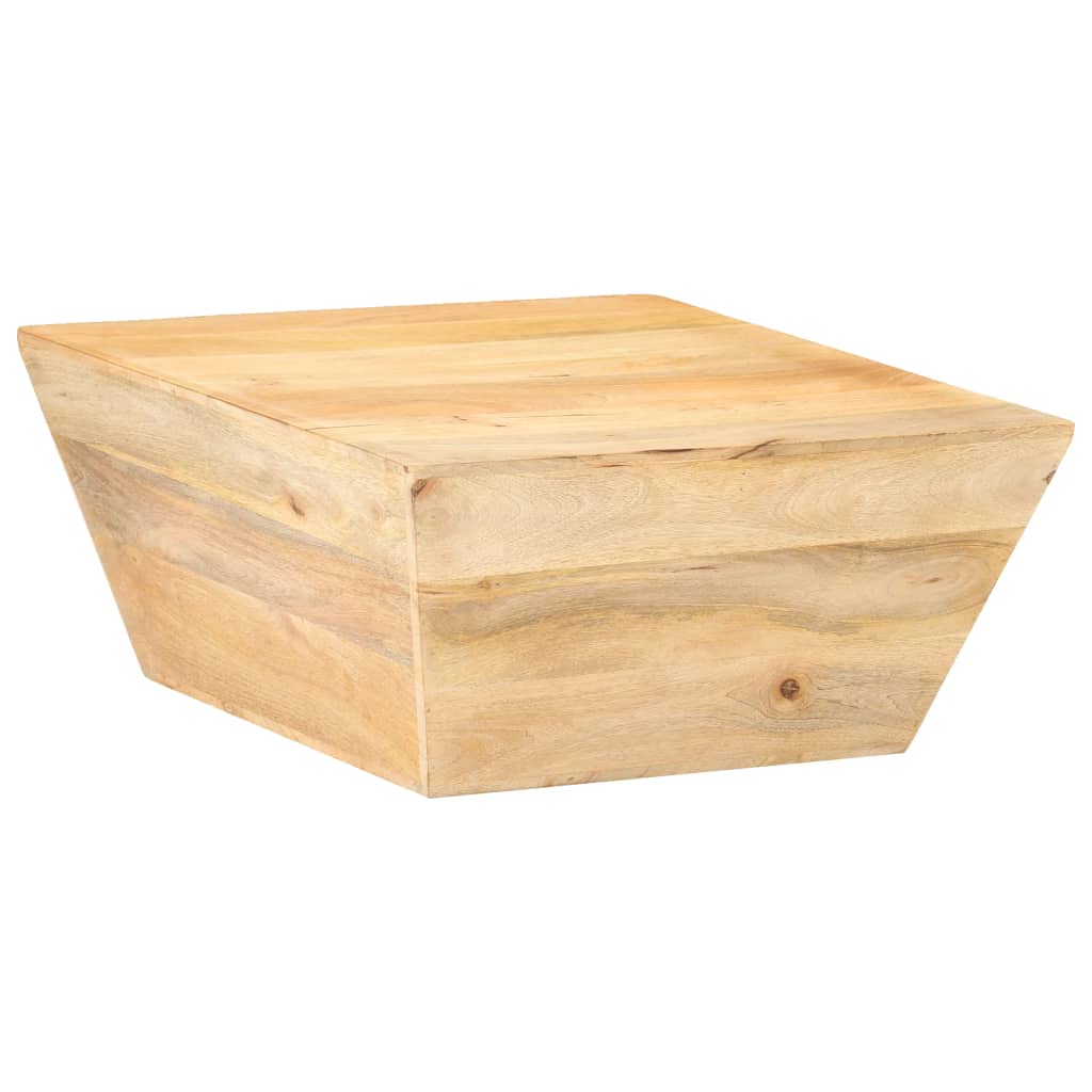 Konferenční Stolek Ve Tvaru V 66 X 66 X 30 Cm Masivní Mangovník