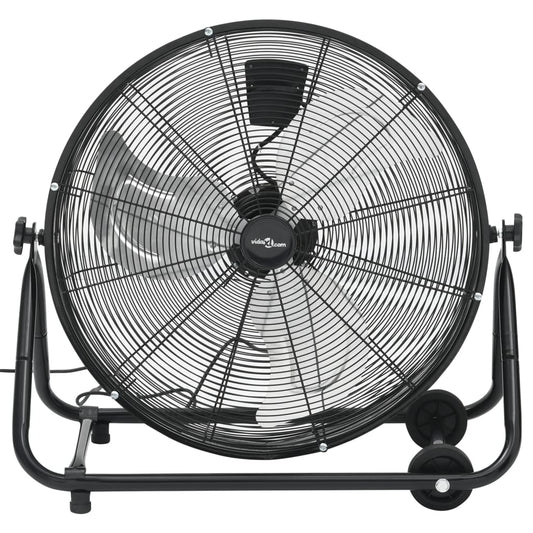 Průmyslový Bubnový Ventilátor 60 Cm 172,5 W Černý