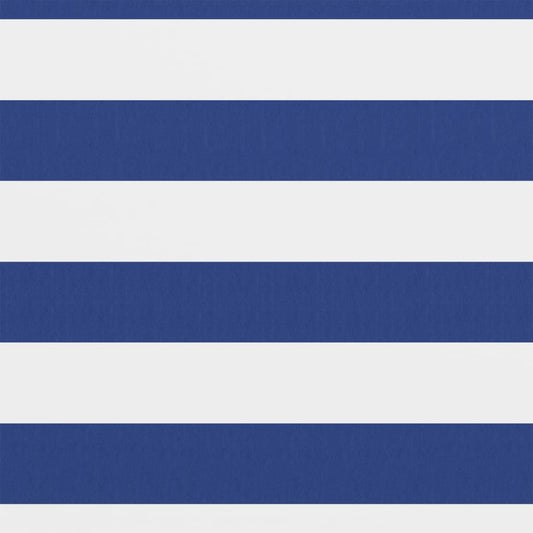 Balkónová Zástěna Oxfordská Látka Bílo-Modrá