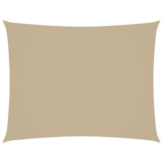 Stínící Plachta Oxfordská Látka Obdélníková Béžová