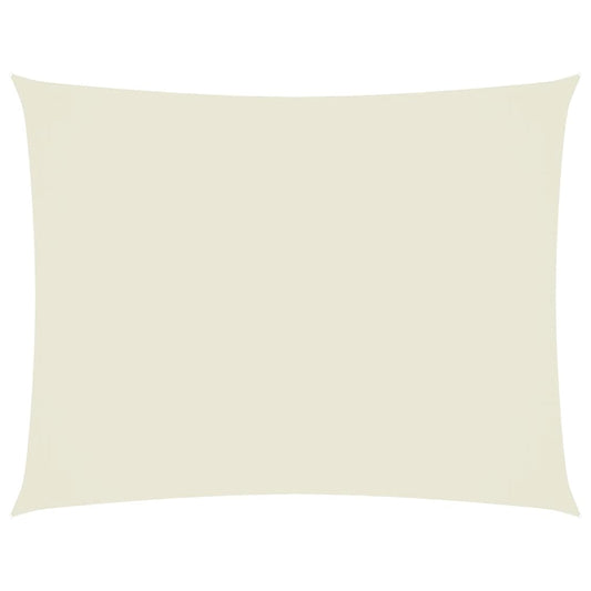 Stínící Plachta Oxfordská Látka Obdélníková 2,5X3,5 M Krémová
