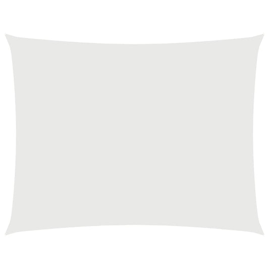Stínící Plachta Oxfordská Látka Obdélníková 3,5 X 4,5 M Bílá