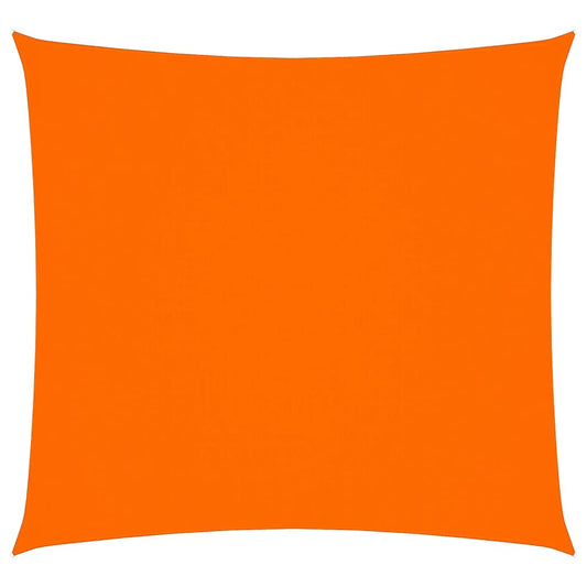 Stínící Plachta Oxfordská Látka Čtvercová 3,6 X 3,6 M Oranžová