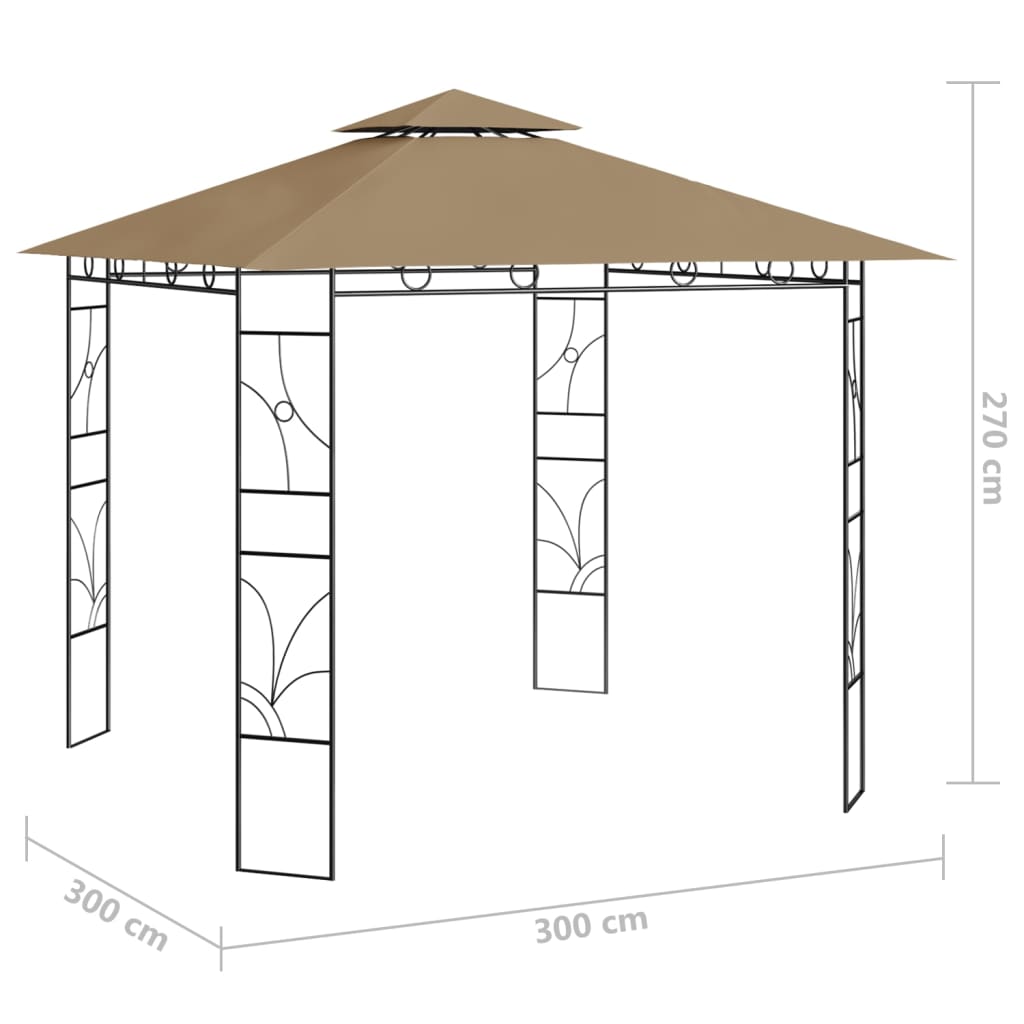 Altán 3 X 3 X 2,7 M 160 G/M²