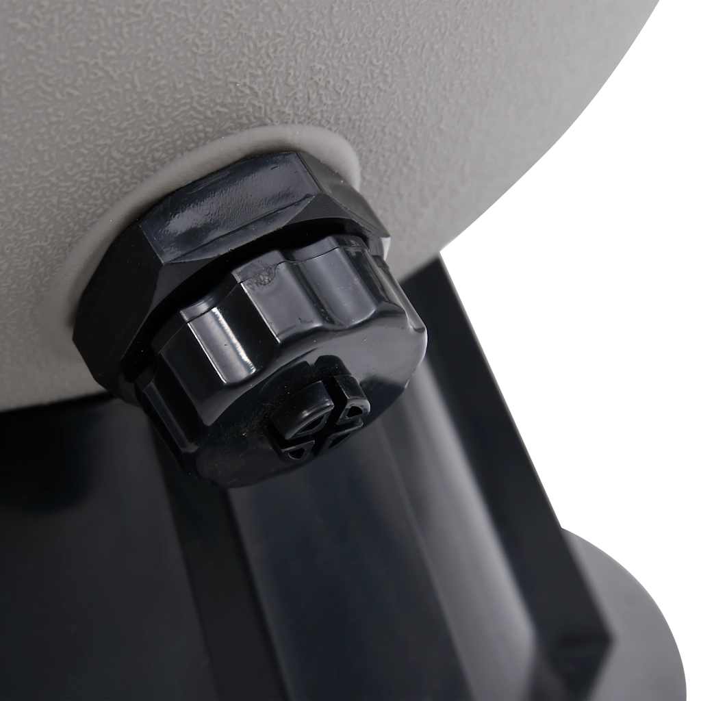 Bazénová Písková Filtrace Se 6Polohovým Ventilem Šedá